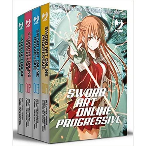 SWORD ART ON LINE - PROGRESSIVE BOX 1 2 3 4 COMPLETA