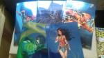 ALFA BLUE EDITION - DC PANINI - SET COMPLETO batman, lanterna, flash, ww, superman