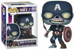 MARVEL: WHAT IF - POP FUNKO VINYL FIGURE 941 ZOMBIE CAPTAIN AMERICA