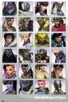 OVERWATCH SELEZIONE EROE POSTER GB EYE