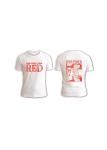 ONE PIECE: RED - T-SHIRT - MAGLIA BIANCA LOGO ROSSO (T-SHIRT M)