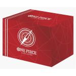 ONE PIECE CARD GAME - CLEAR CARD CASE - STANDARD RED - ROSSO - PORTA MAZZO