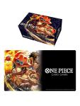 ONE PIECE CARD GAME - PLAYMAT AND STORAGE BOX PORTGAS D. ACE