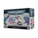 WARHMMER 40000 PAINTS + TOOLS SET