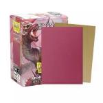 DRAGON SHIELD - 100 BUSTINE STANDARD - RED GOLD MATTE DUAL SLEEVES - ANNIVERSARY