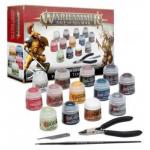 WARHAMMER AGE OF SIGMAR PAINTS + TOOLS SET