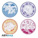 POKEMON SET 4 PLATES JAPANESE STYLE