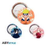 NARUTO, SASUKE, SAKURA PINS