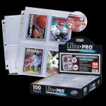 ULTRA-PRO PLATINUM SERIES - TOP LOADER 4-POCKET 100 PAGES