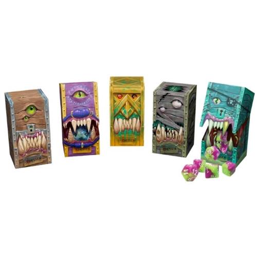 HIDDEN WONDERS - SET 7 DADI POLIEDRICI D&D (SINGOLA BLIND BOX)