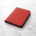 TREASUREWISE ALBUM 4 TASCHE - MINI ZIP BINDER - 160 CARTE - ROSSO RED