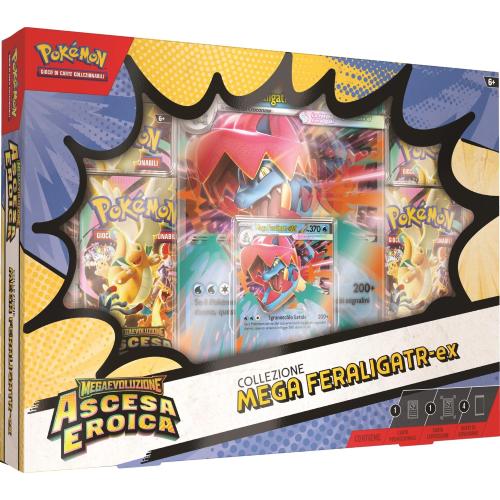 POKEMON ASCESA EROICA COLLEZIONE MEGA FERALIGATR EX - ITA