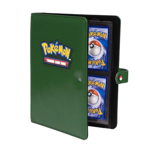 ALBUM 4 TASCHE PREMIUM SNAP BINDER - POKEMON - GREEN VERDE