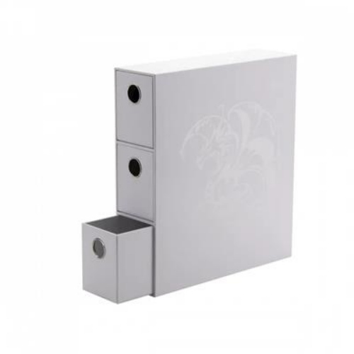 DRAGON SHIELD - FORTRESS CARD DRAWERS - 3 LEVELS - WHITE