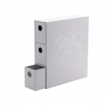 DRAGON SHIELD - FORTRESS CARD DRAWERS - 3 LEVELS - WHITE
