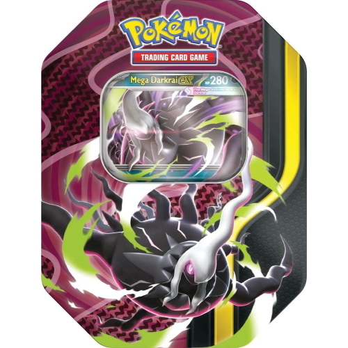POKEMON - TIN MEGA DARKRAI EX - COLLEZIONE MEGAFORZE 2026 ITA SEALED
