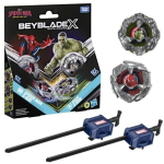 BEYBLADE-X - DUAL PACK SPIDER-MAN 6-60R HULK 3-85N