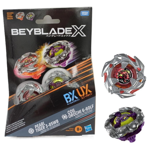 BEYBLADE-X - PEARL TIGER 3-85WB COIL OROCHI 6-60LF