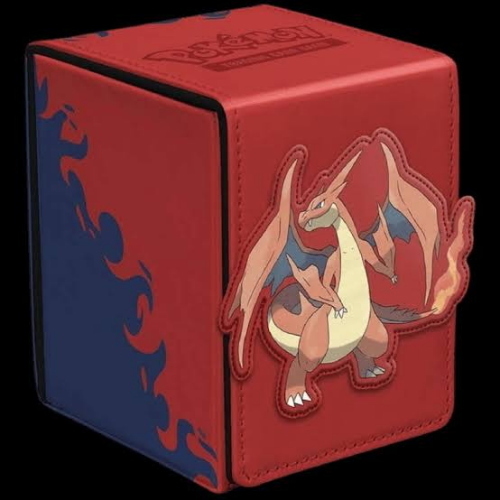 PORTA MAZZO POKEMON MEGA CHARIZARD Y - ALCOVE FLIP ULTRA PRO - NUOVO